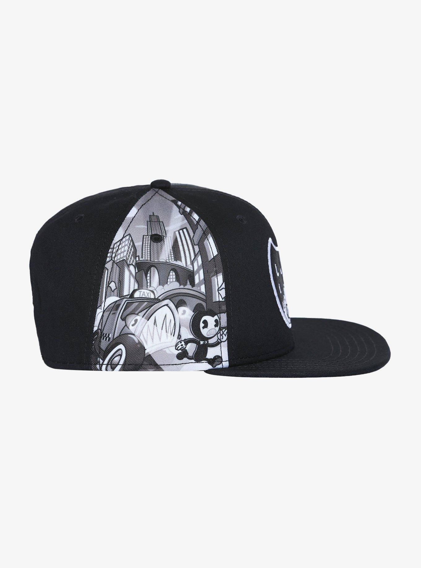 Bendy And The Ink Machine Paneled Snapback Hat, , alternate