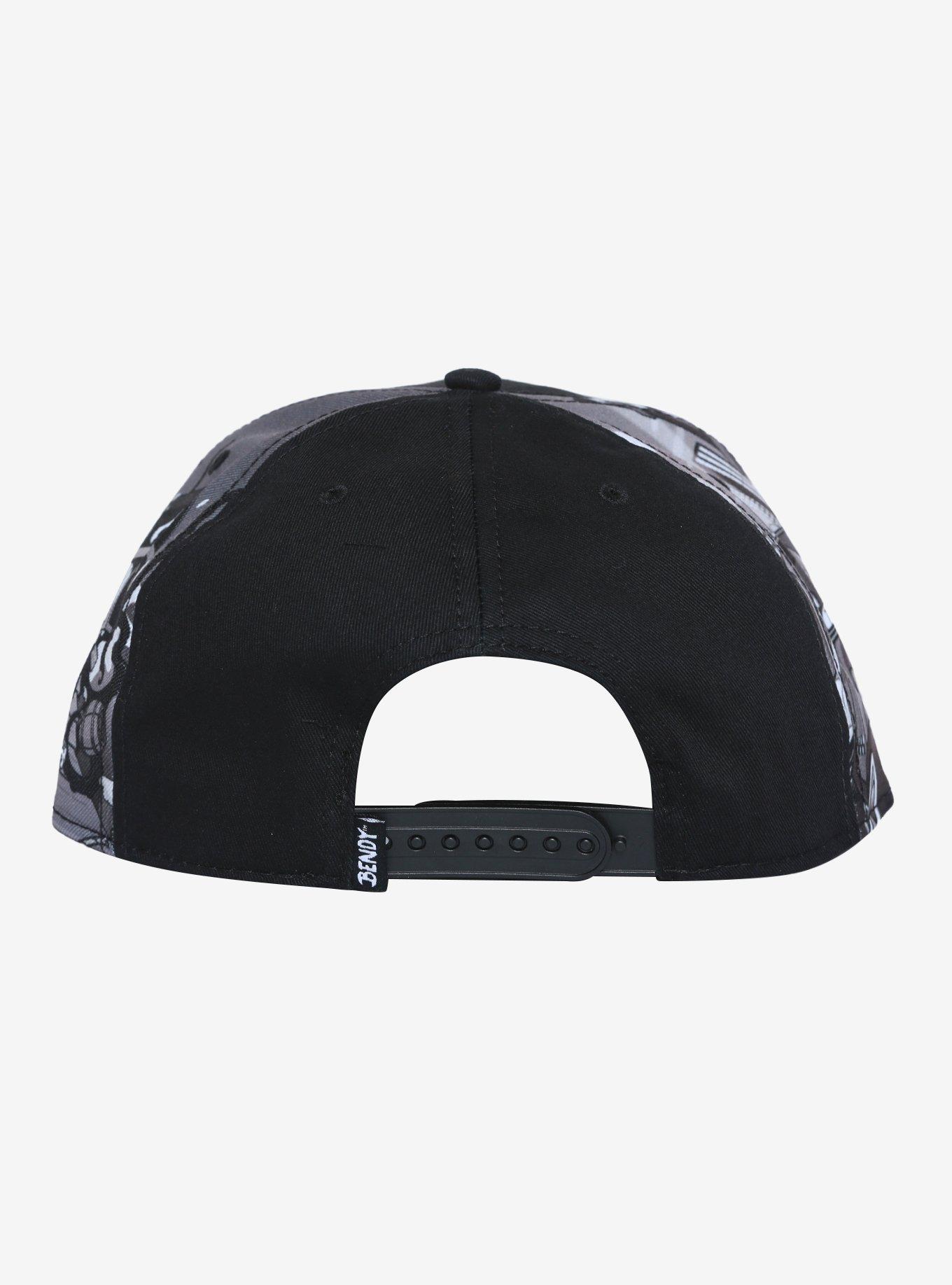 Bendy And The Ink Machine Paneled Snapback Hat, , alternate