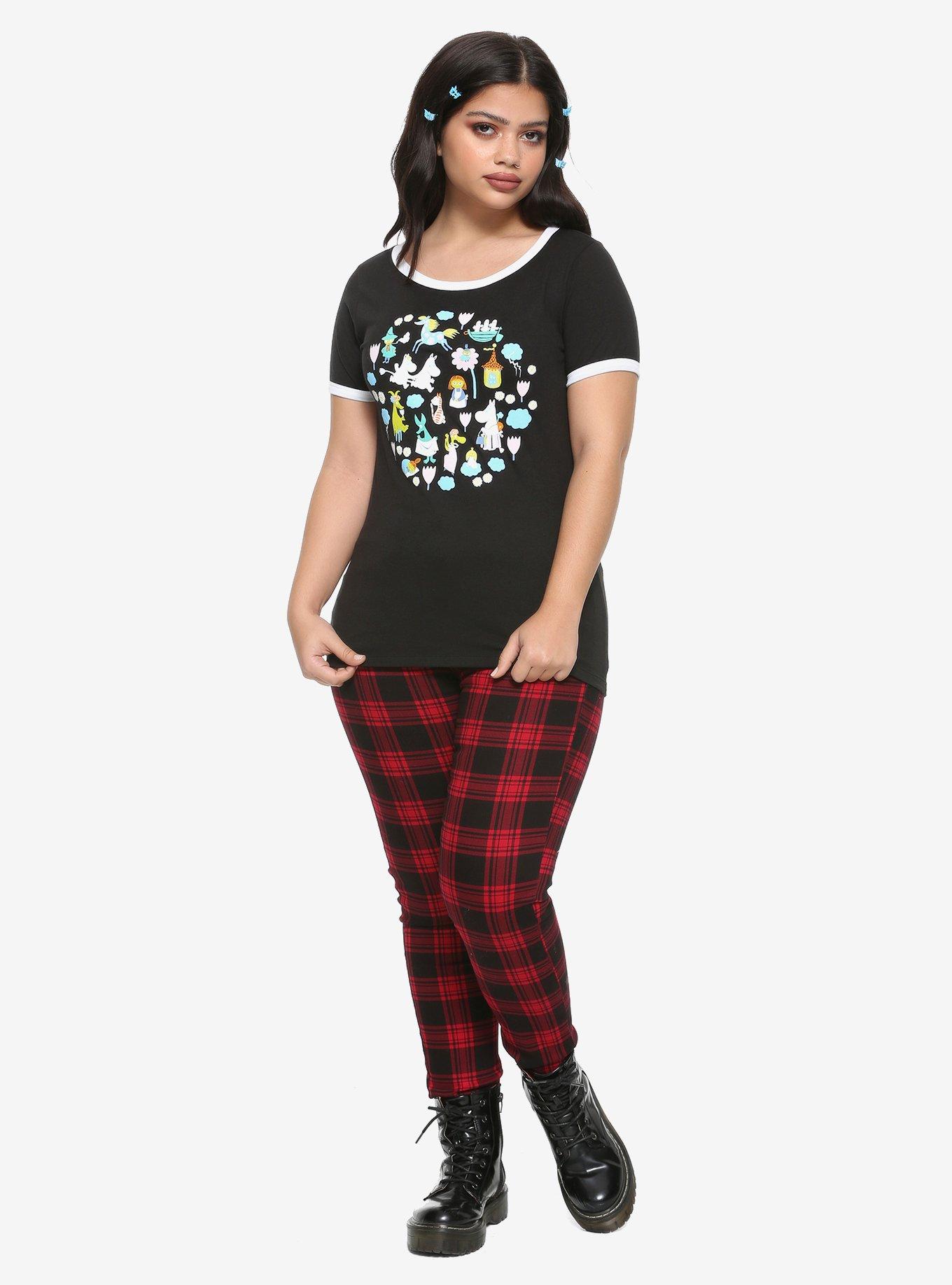 Moomin Characters Girls Ringer T-Shirt, MULTI, alternate
