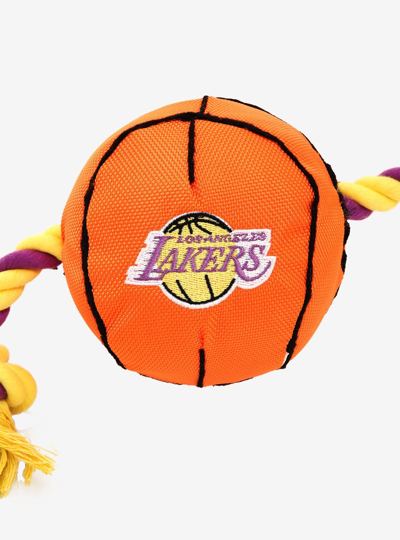 NBA Lakers Basketball Dog Toy, , alternate