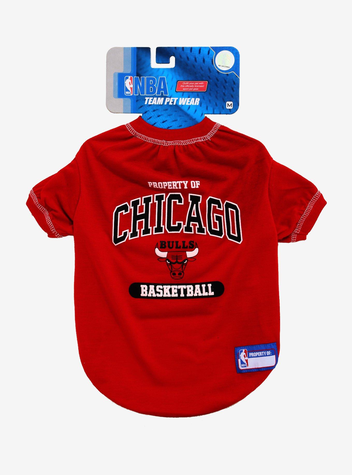 NBA Chicago Bulls Pet T-Shirt, MULTI, alternate