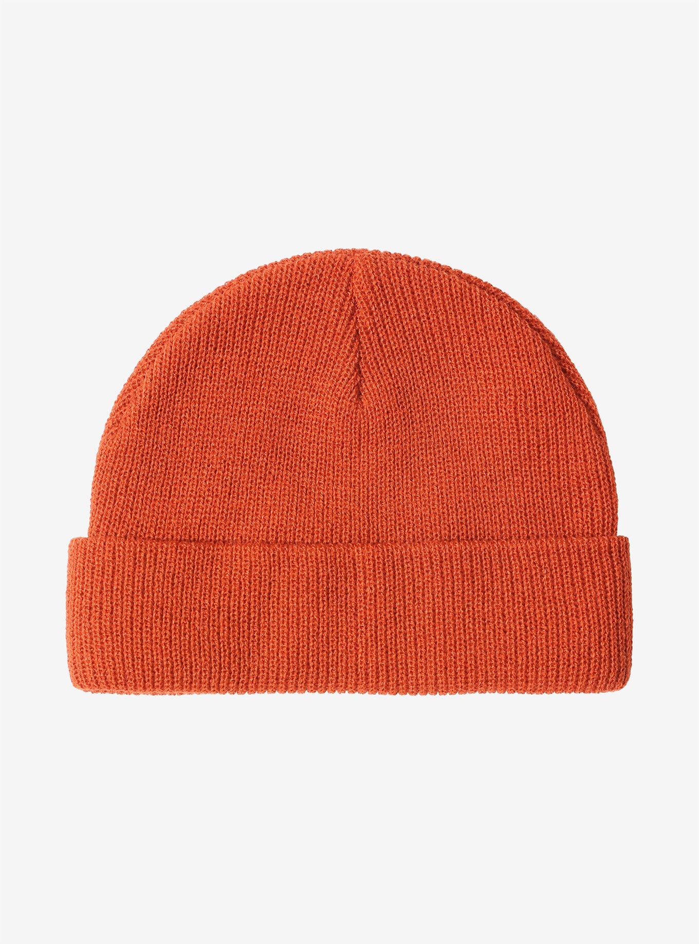 Rust Cuffed Beanie, , alternate