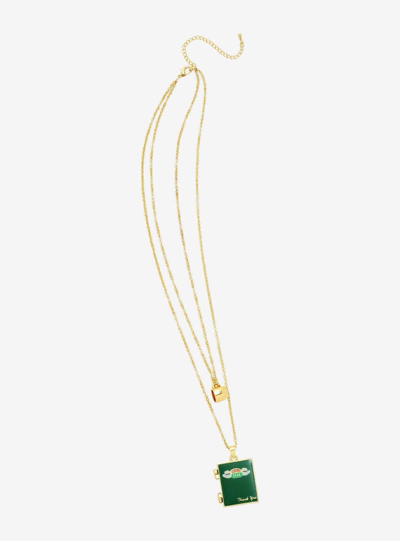 Friends Central Perk Guest Check Locket Layered Necklace, , alternate