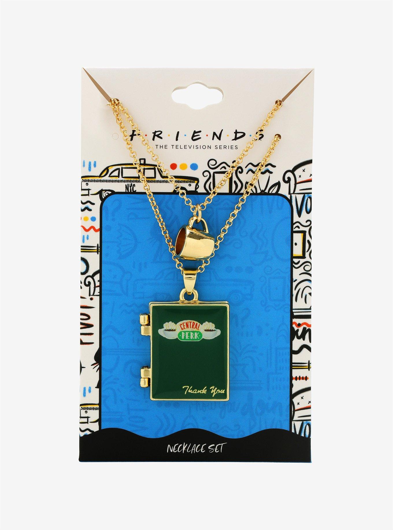 Friends Central Perk Guest Check Locket Layered Necklace, , alternate