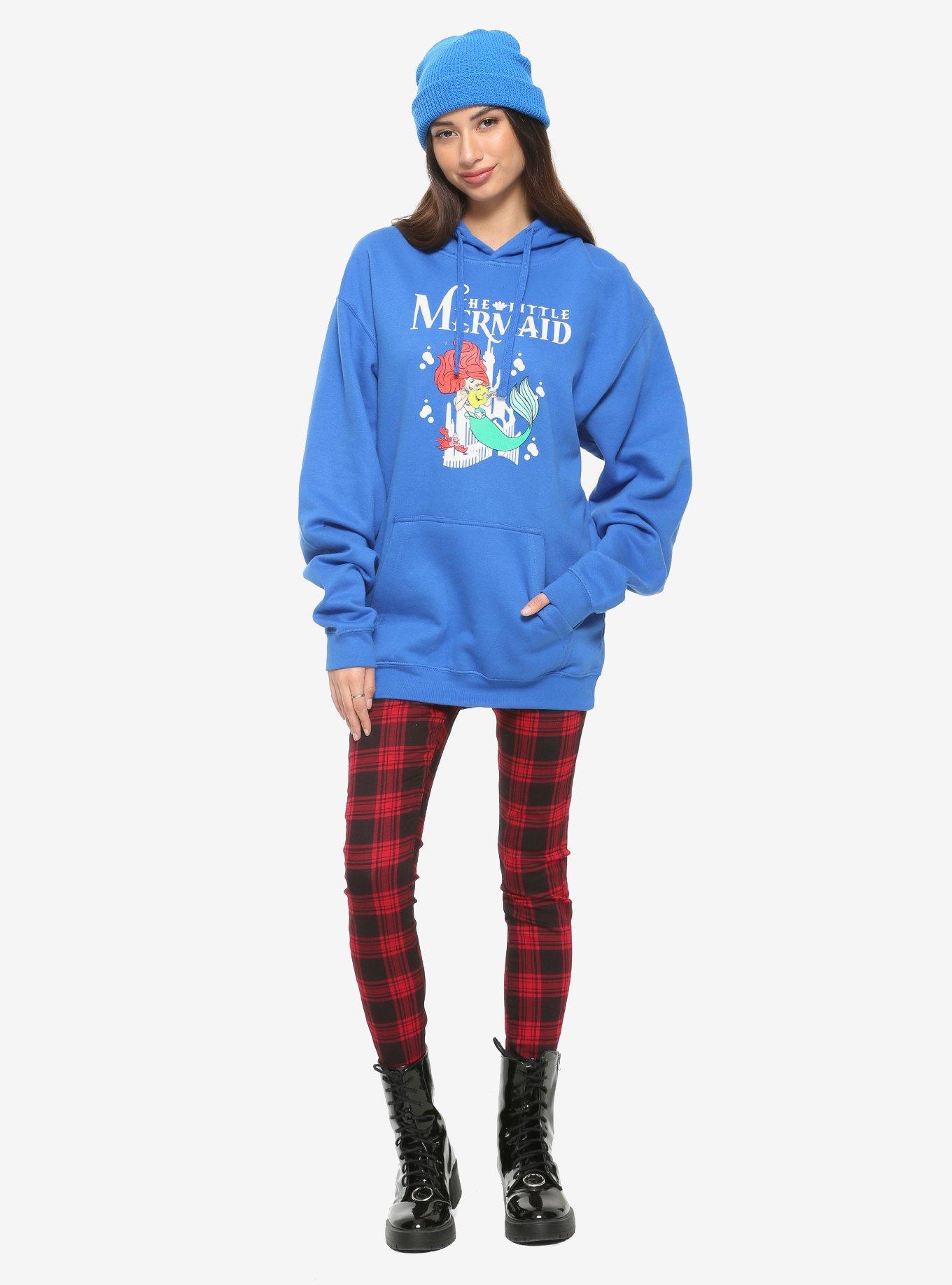 Disney The Little Mermaid Classic Art Girls Hoodie, MULTI, alternate