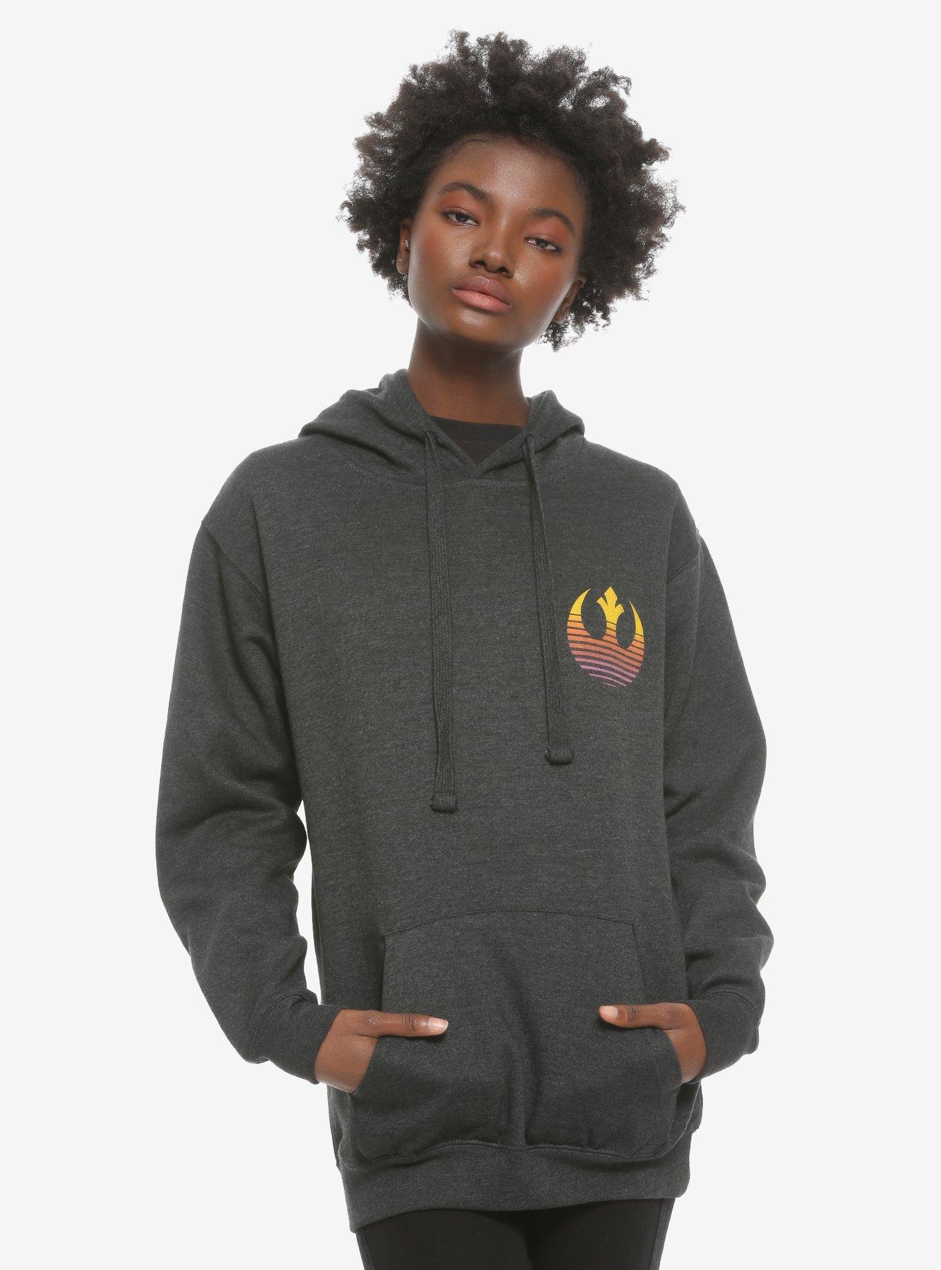 Star Wars Tatooine Double Sunset Girls Hoodie, MULTI, alternate