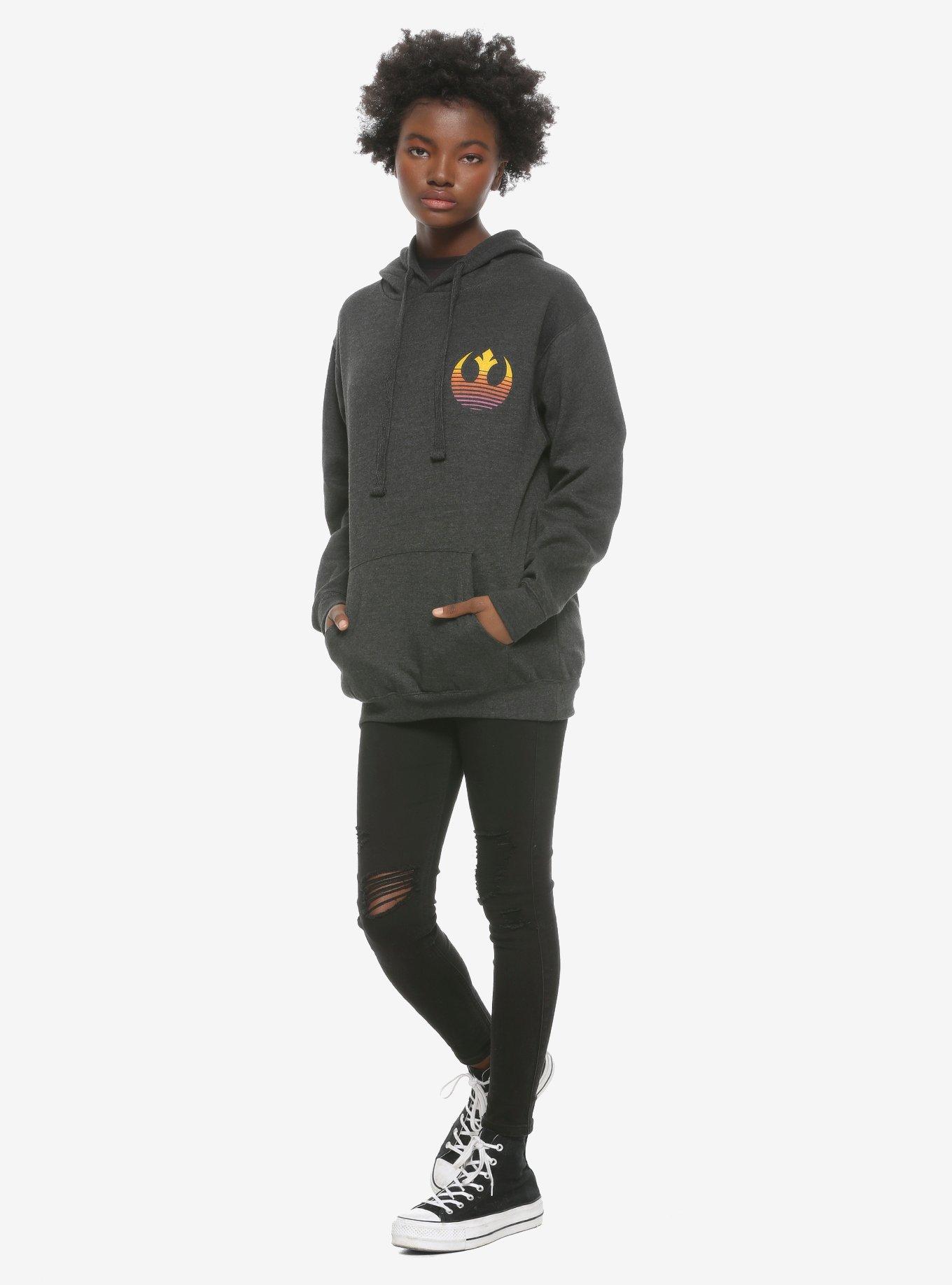 Star Wars Tatooine Double Sunset Girls Hoodie, MULTI, alternate