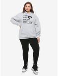 Star Wars A Girl's Place Is In The Rebellion Girls Hoodie Plus Size, BLACK, alternate