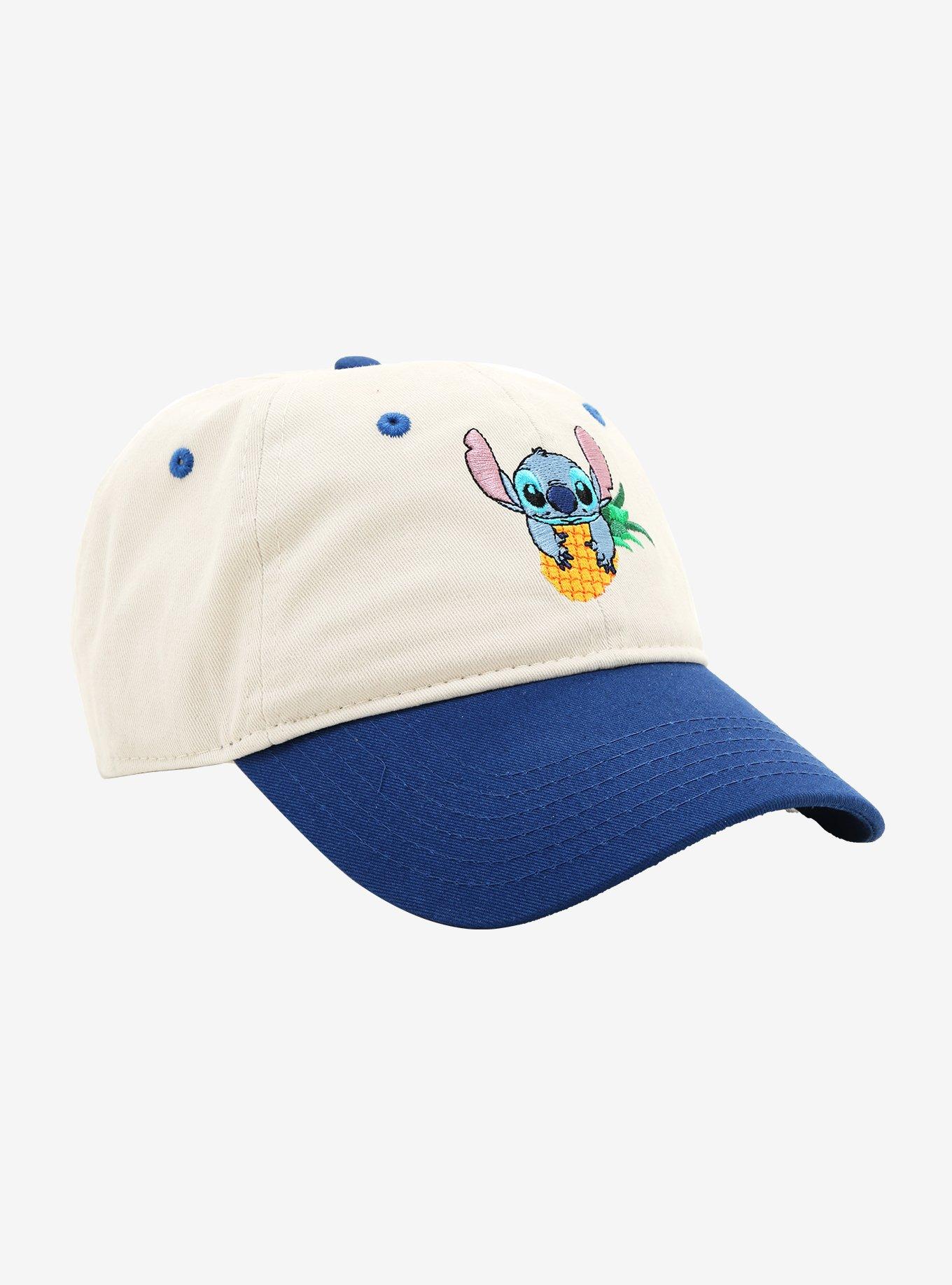 Disney Lilo & Stitch Stitch with Pineapple 2-Tone Cap - BoxLunch Exclusive, , alternate