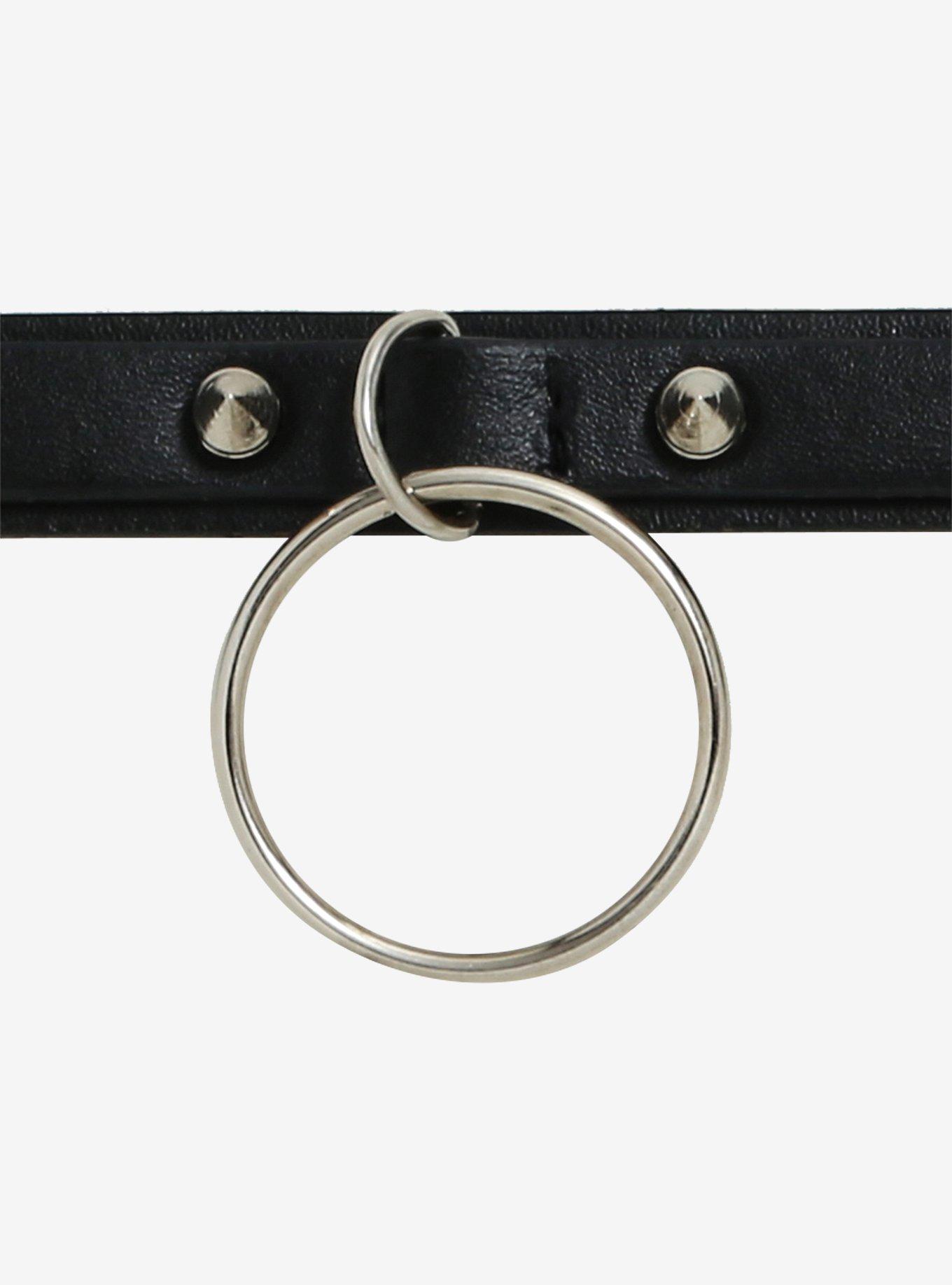 Spike & O-Ring Choker, , alternate