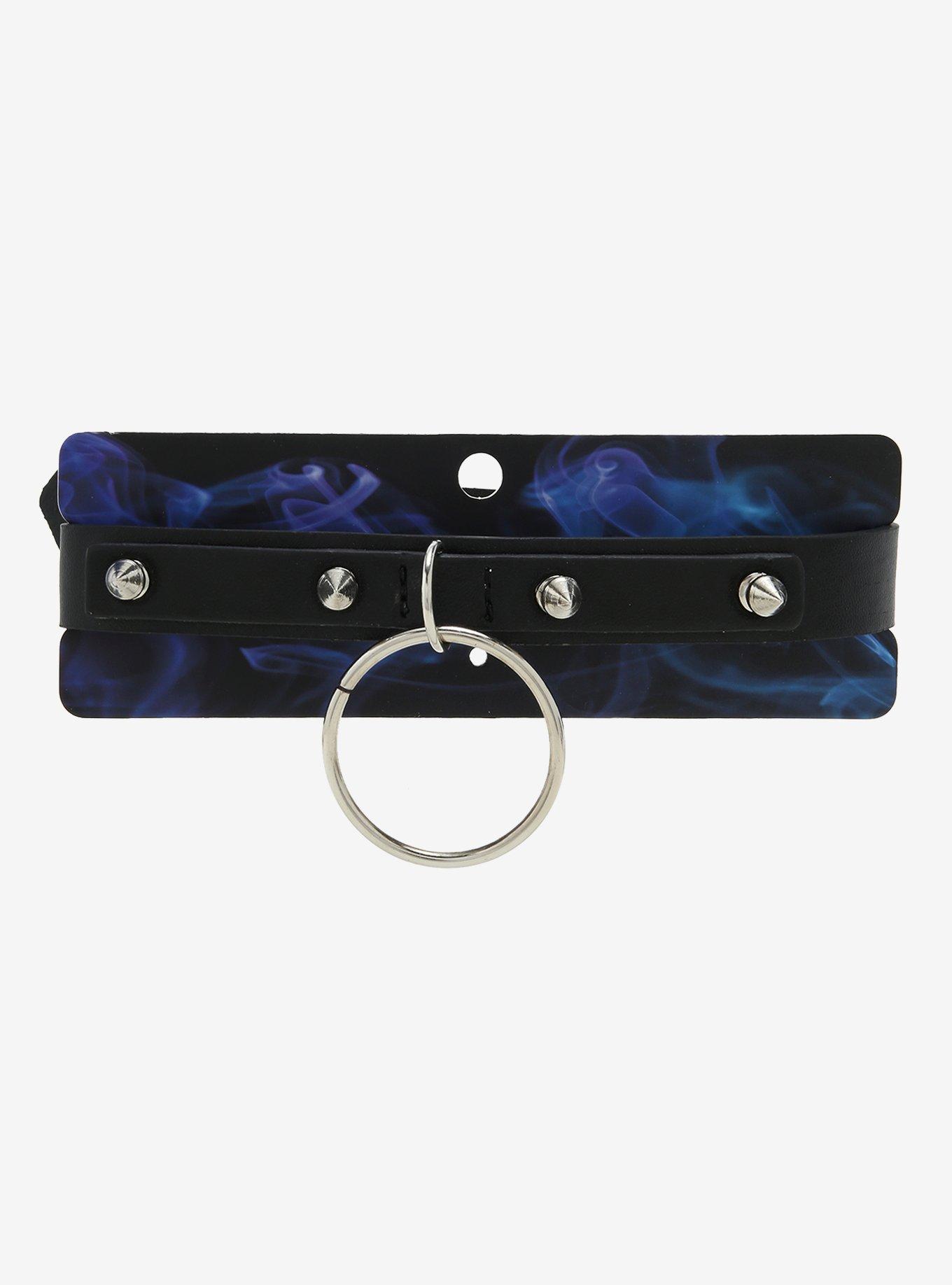 Spike & O-Ring Choker, , alternate