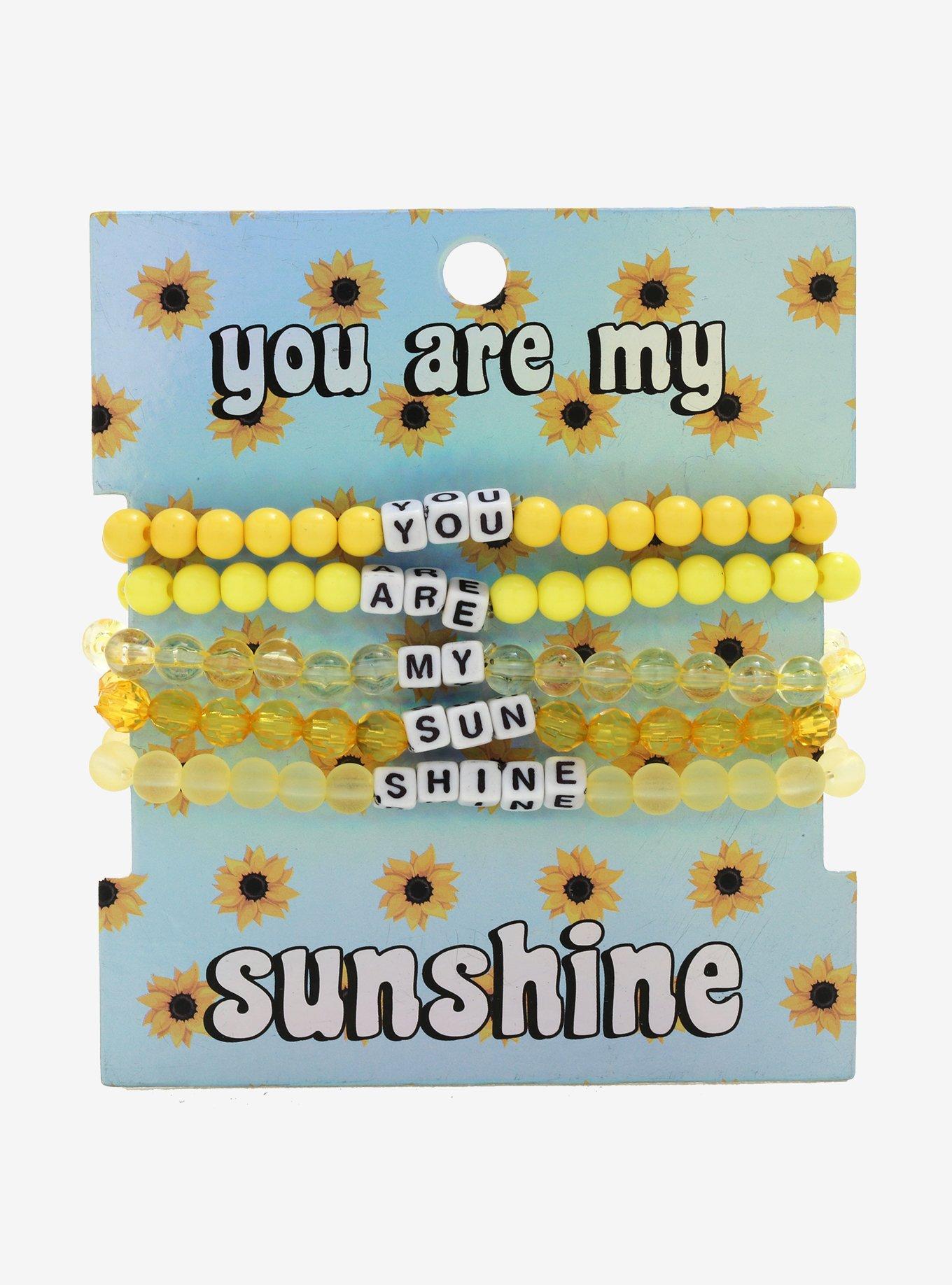 Sunshine Bead Bracelet Set, , alternate