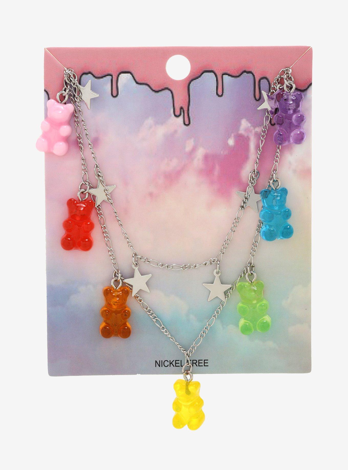 Candy Bear Star Layered Necklace, , alternate
