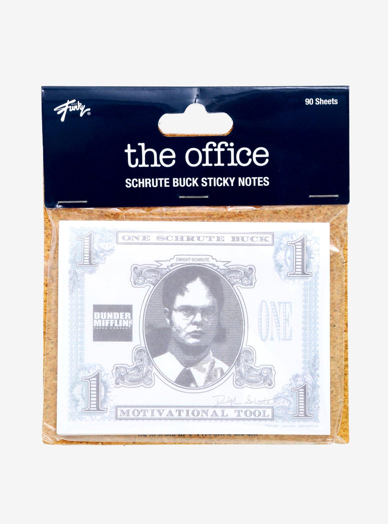 The Office Schrute Buck Sticky Note Pad, , alternate