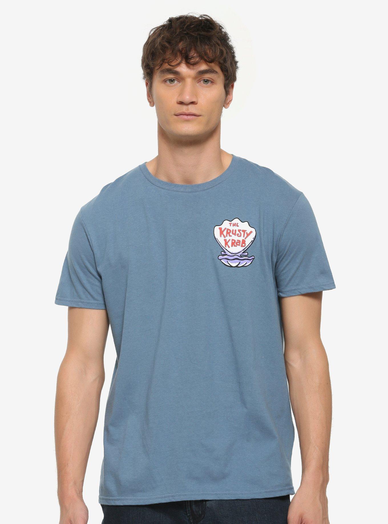 SpongeBob SquarePants Krusty Krab Menu T-Shirt, BLUE, alternate
