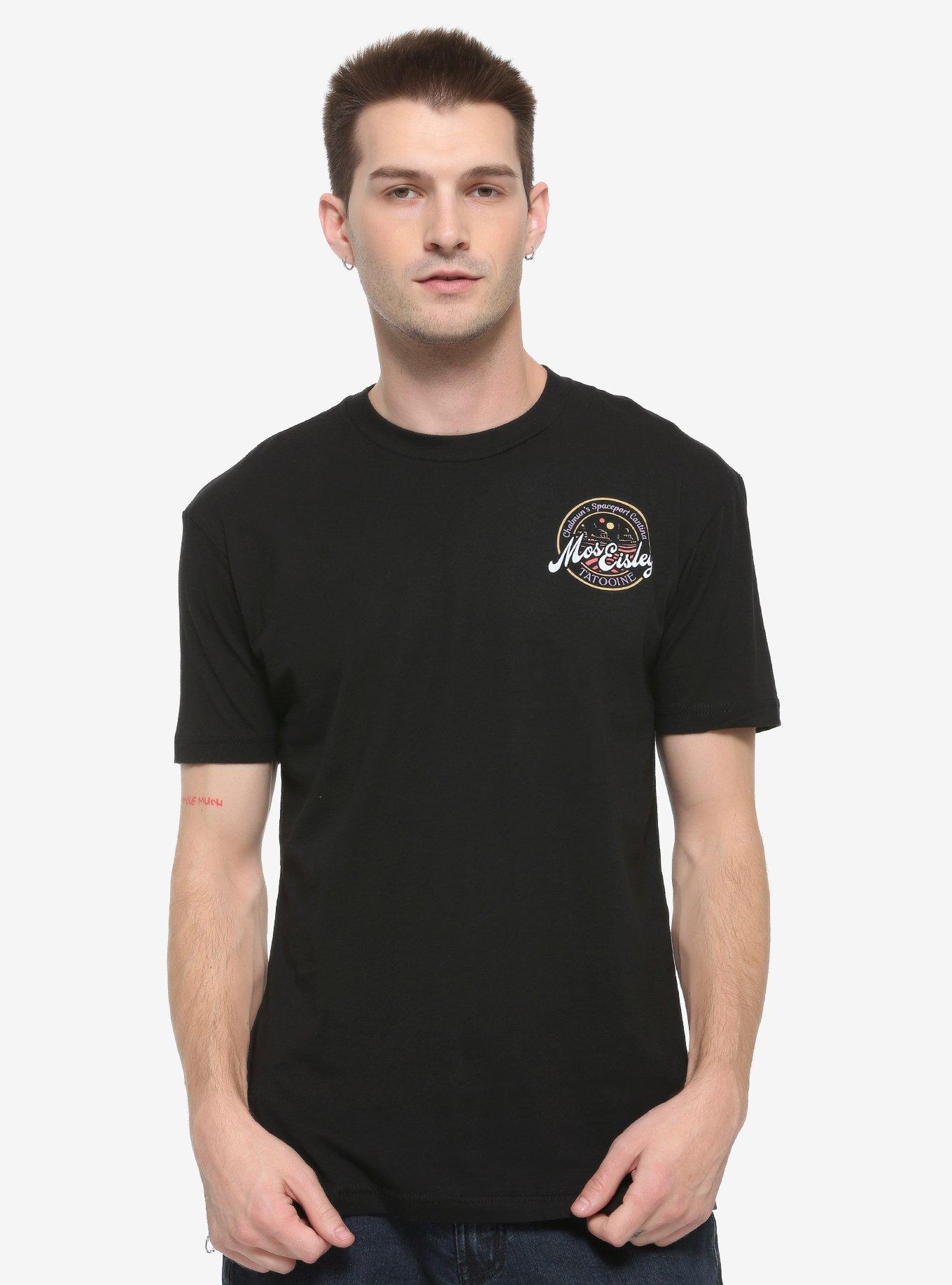 Star Wars Mos Eisley Cantina Menu T-Shirt - BoxLunch Exclusive, BLACK, alternate