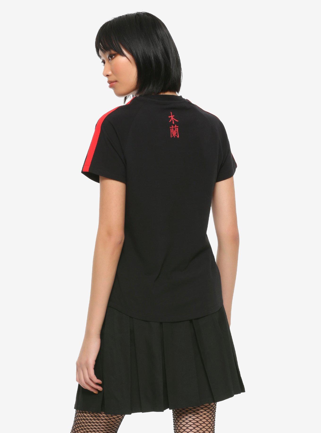 Her Universe Disney Mulan Phoenix Girls Raglan, RED, alternate