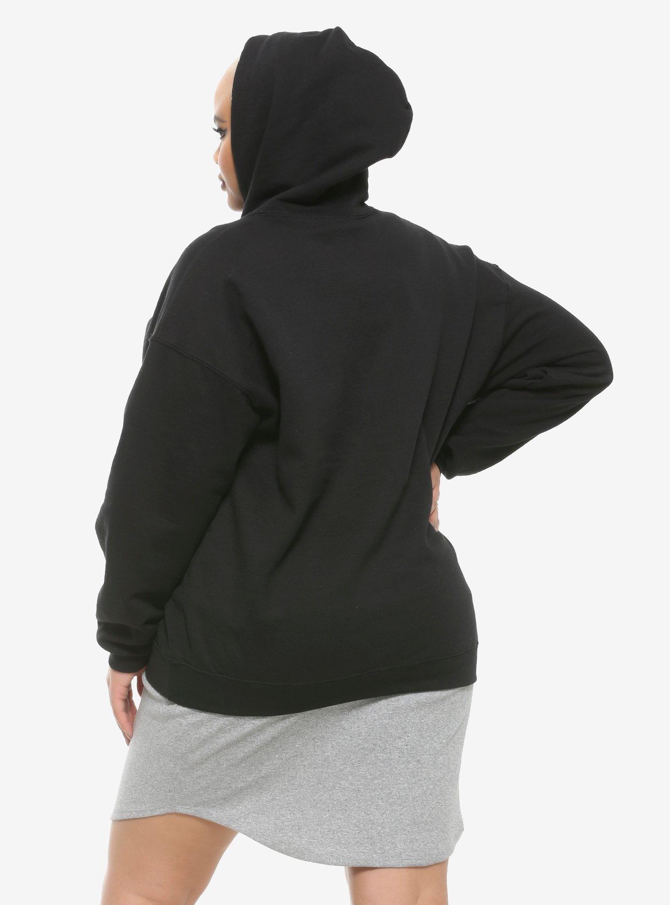 Witch Vibes Girls Hoodie Plus Size, MULTI, alternate