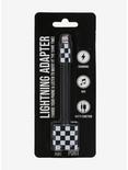 Black & White Checkered Lightning Adapter, , alternate