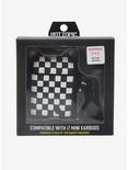Black & White Checkered i7 Mini Earbuds Silicone Case, , alternate