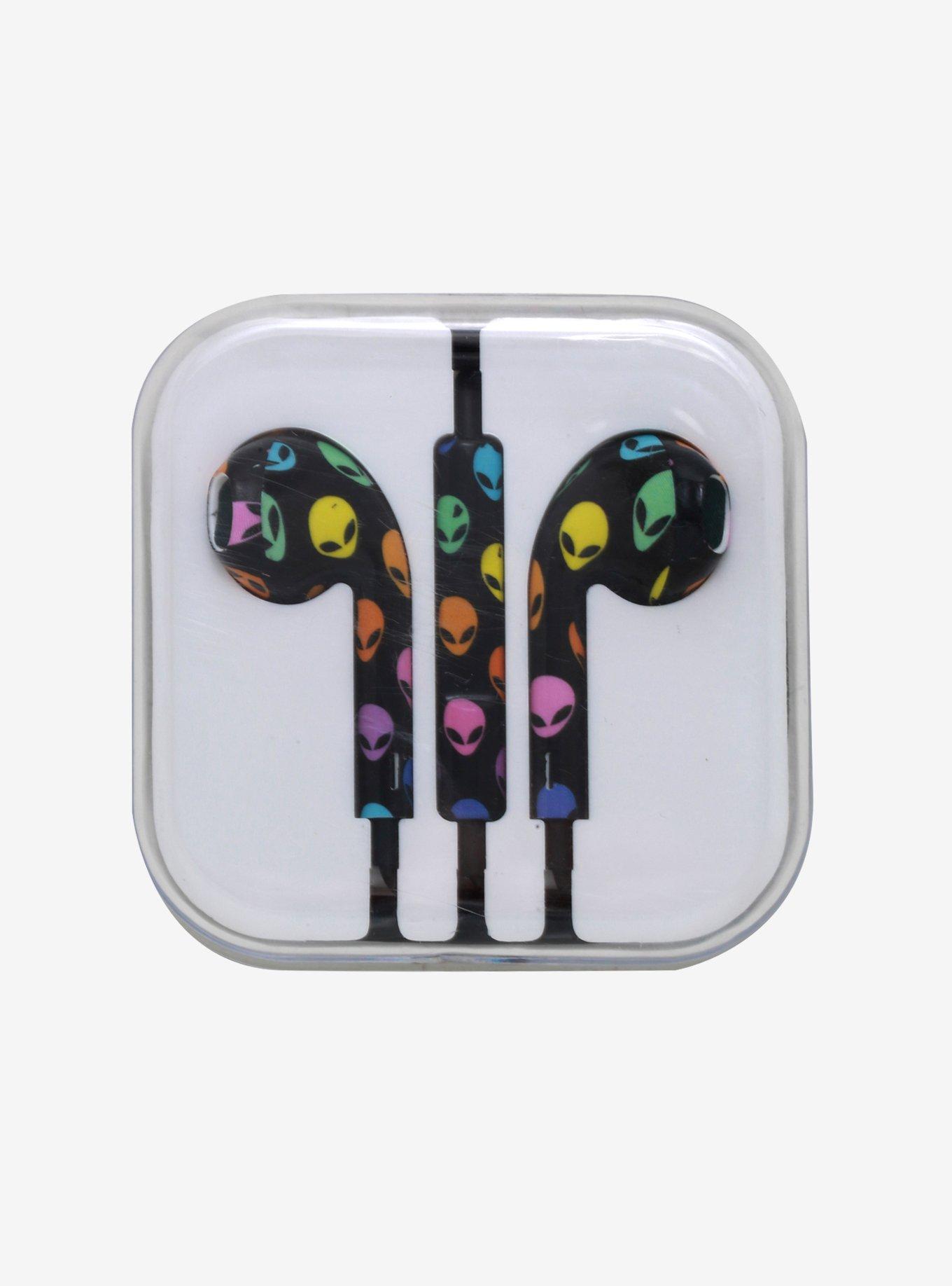 Rainbow Alien Earbuds, , alternate