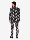 OppoSuits Men's Skulleton Halloween Suit, BLACK, alternate