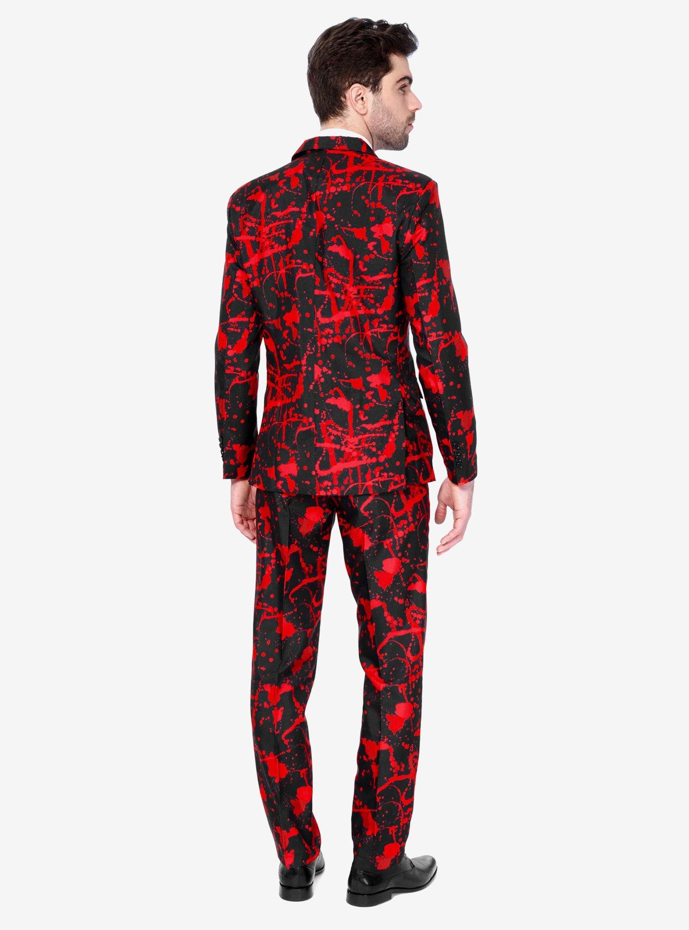 Suitmeister Men's Black 'Blood' Suit, , hi-res