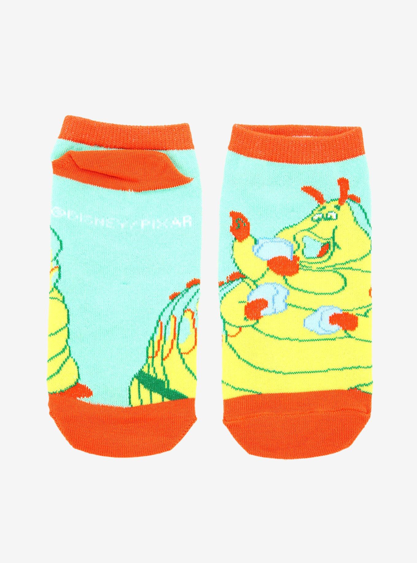 Disney Pixar A Bug's Life Heimlich No-Show Socks, , alternate