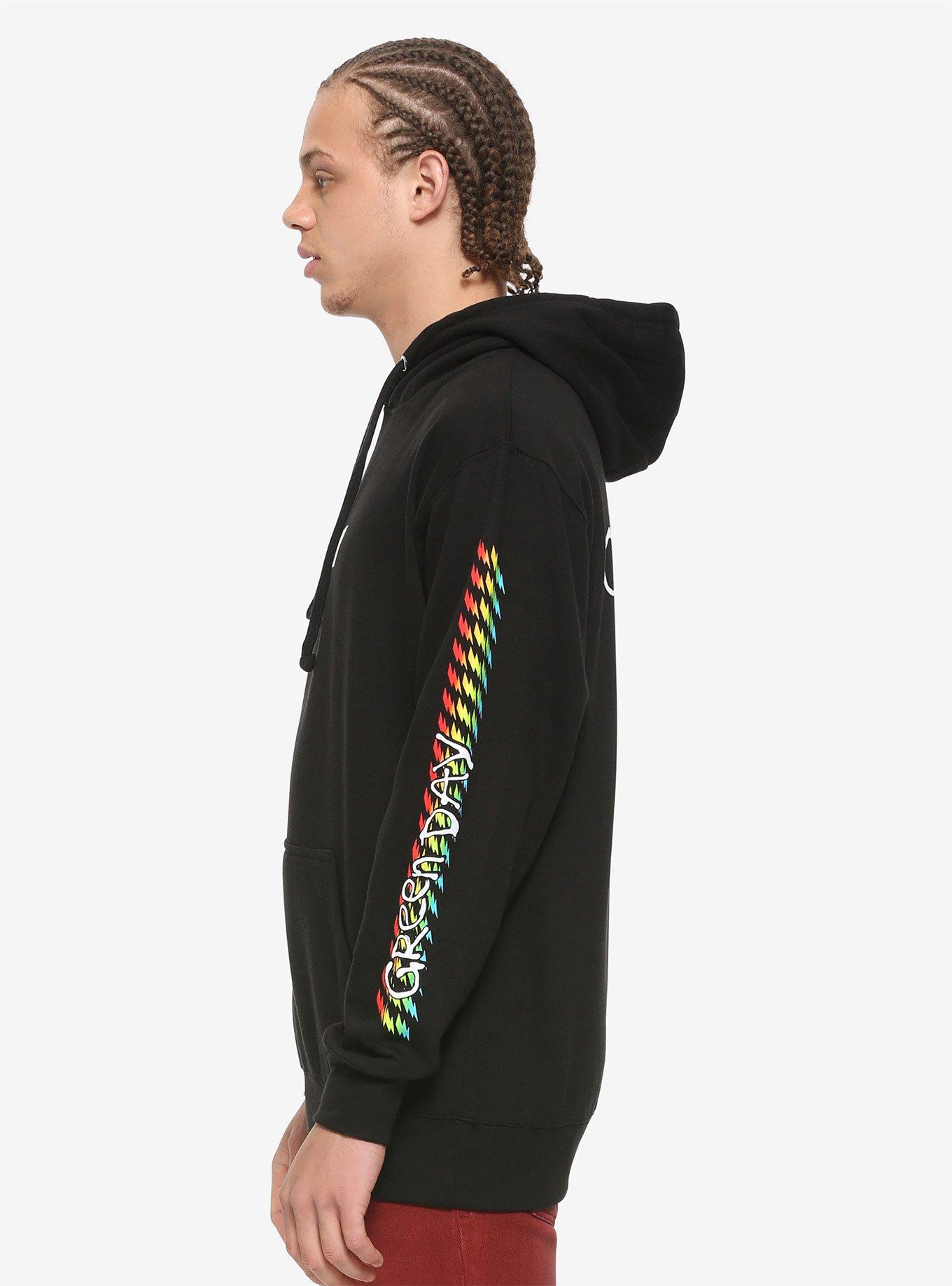 Green Day Unicorn Hoodie, BLACK, alternate