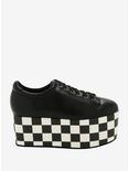 Checkered Sole Platform Sneakers, MULTI, alternate