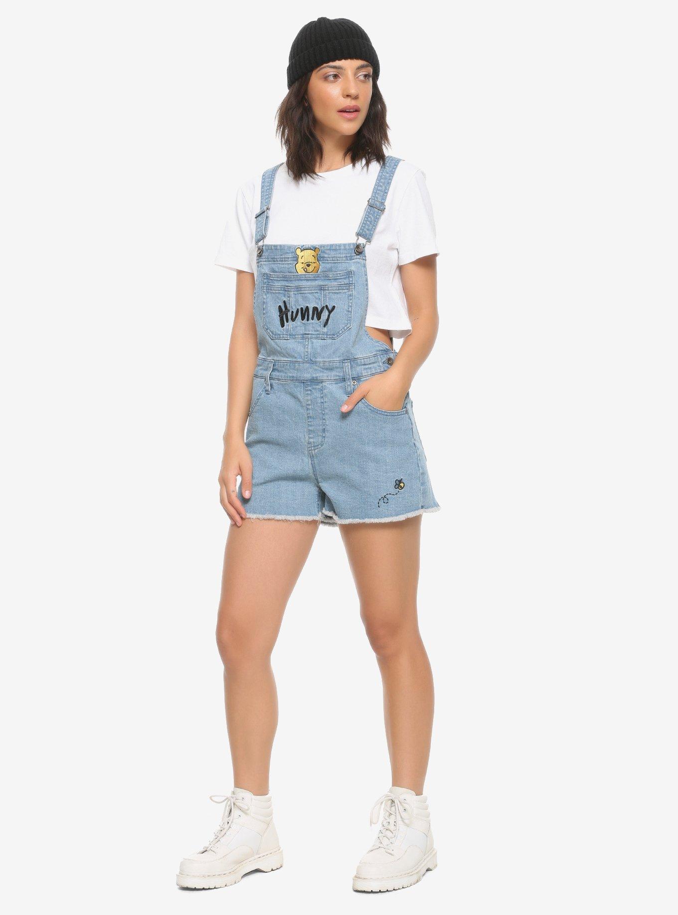 Disney Winnie The Pooh Hunny Shortalls, INDIGO, alternate