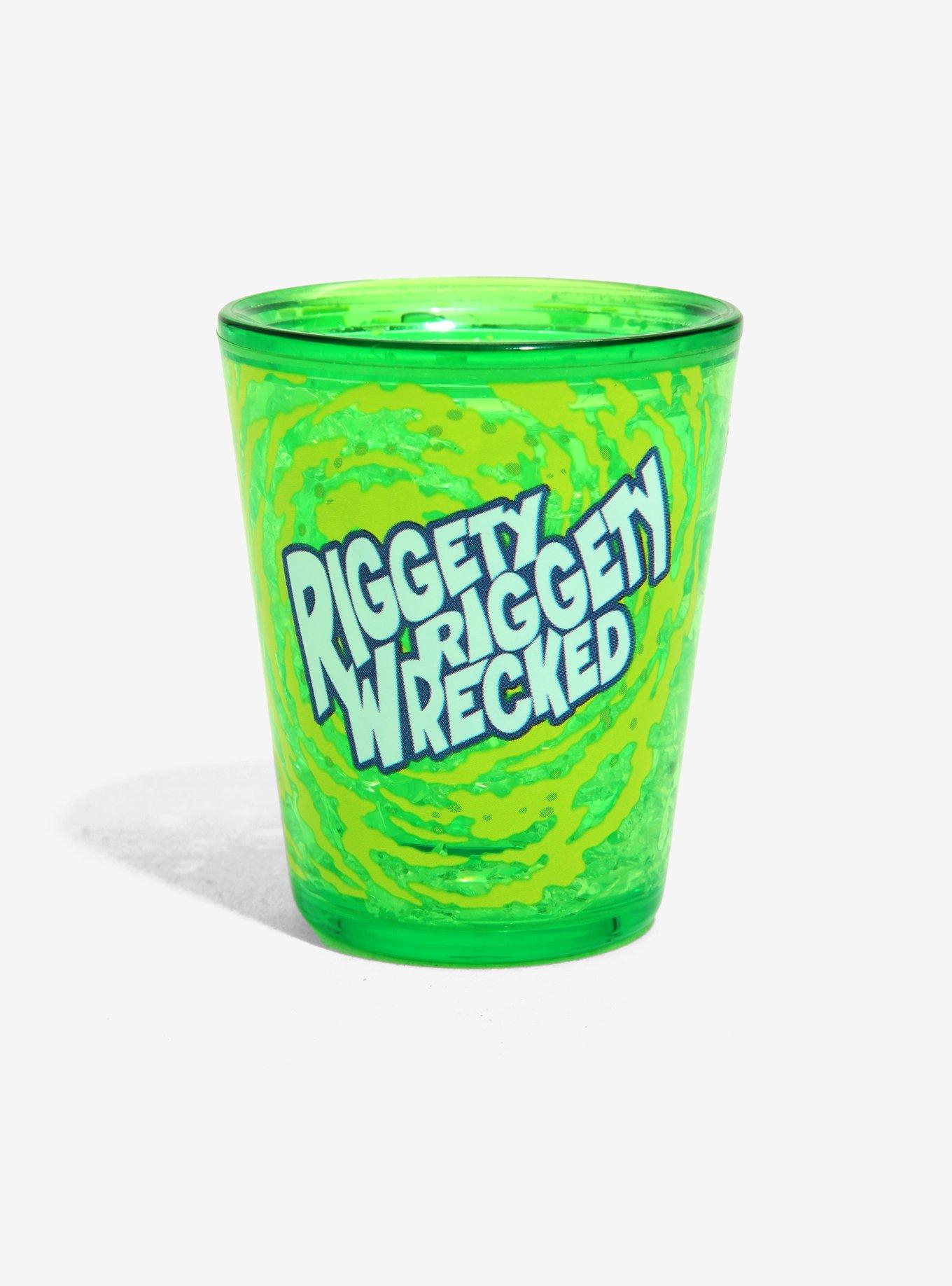 Rick and Morty Riggety Riggety Wrecked Freeze Gel Mini Glass - BoxLunch Exclusive, , alternate