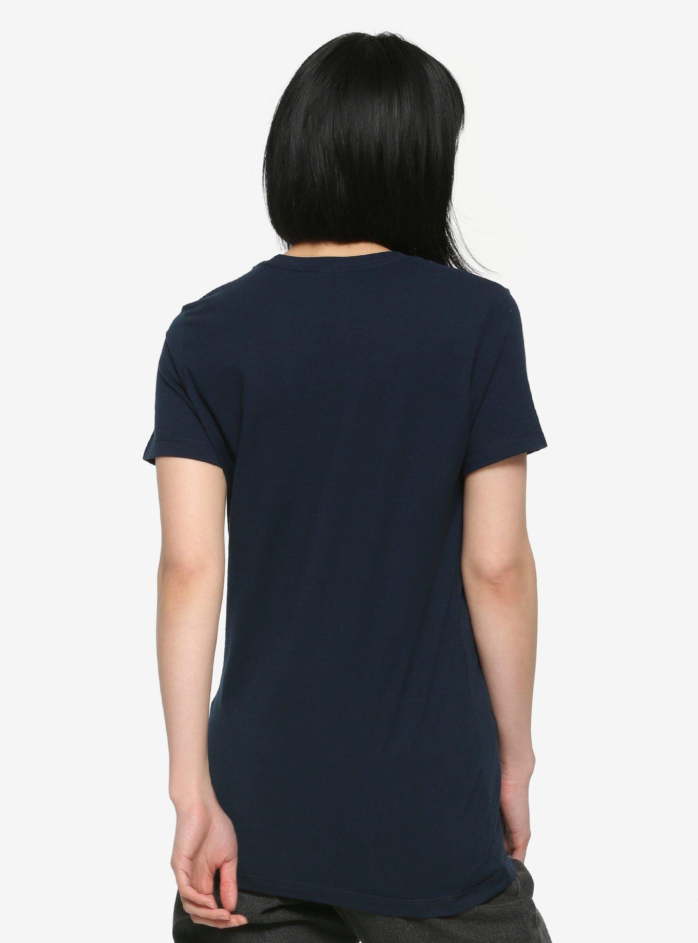 Rick and Morty Glootie Ootie Oo! Women's T-Shirt - BoxLunch Exclusive, NAVY, alternate