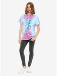 Rick And Morty Teddy Rick Tie-Dye Girls T-Shirt, PINK, alternate