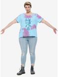 Rick And Morty Teddy Rick Tie-Dye Girls T-Shirt Plus Size, PINK, alternate