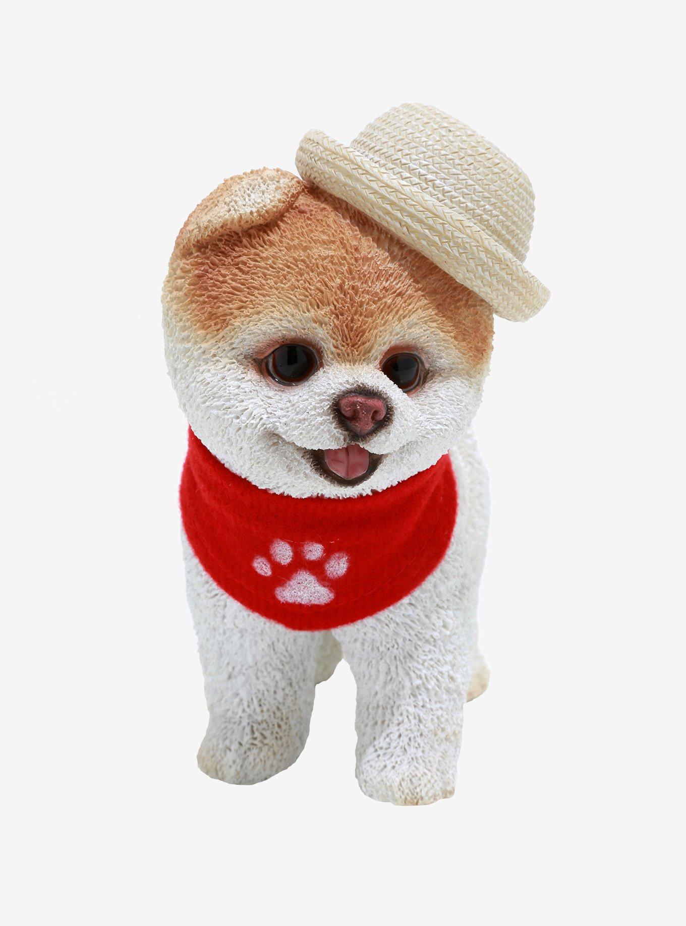 Boo The World's Cutest Dog Straw Hat Resin Figure, , alternate