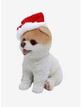 Boo The World's Cutest Dog Christmas Santa Hat Resin Figure, , alternate
