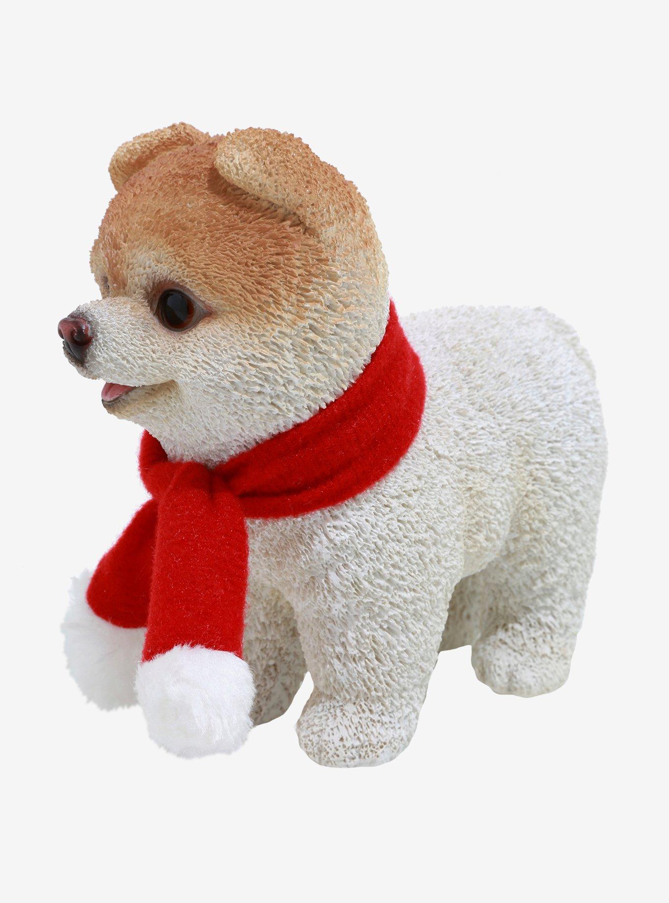 Boo The World's Cutest Dog Scarf Resin Figure, , alternate
