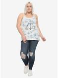Harry Potter Deathly Hallows Lily Girls Strappy Tank Top Plus Size, WHITE, alternate
