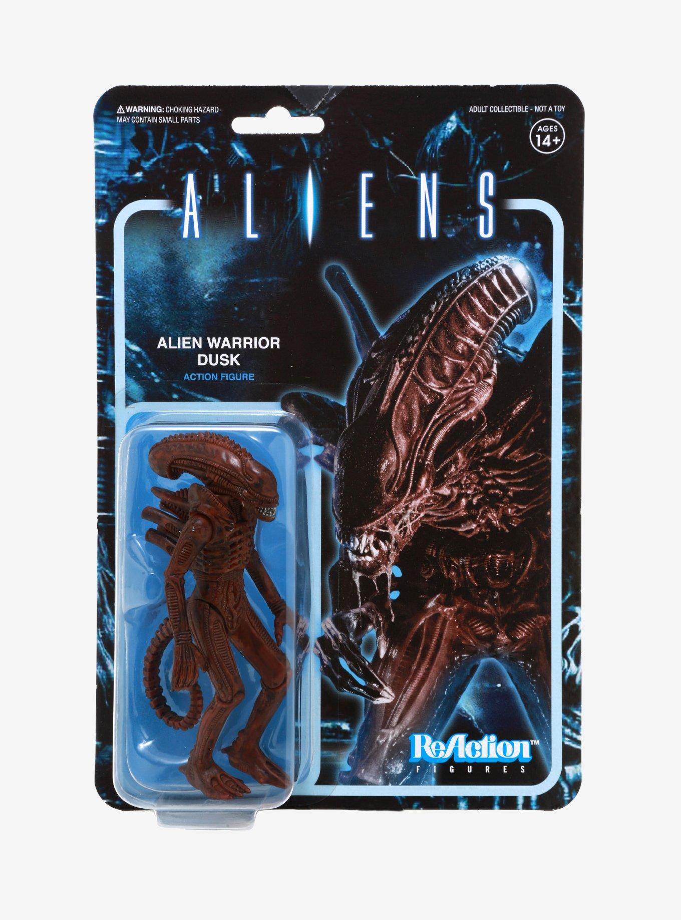 Super7 ReAction Aliens Alien Warrior Dusk Collectible Action Figure, , alternate