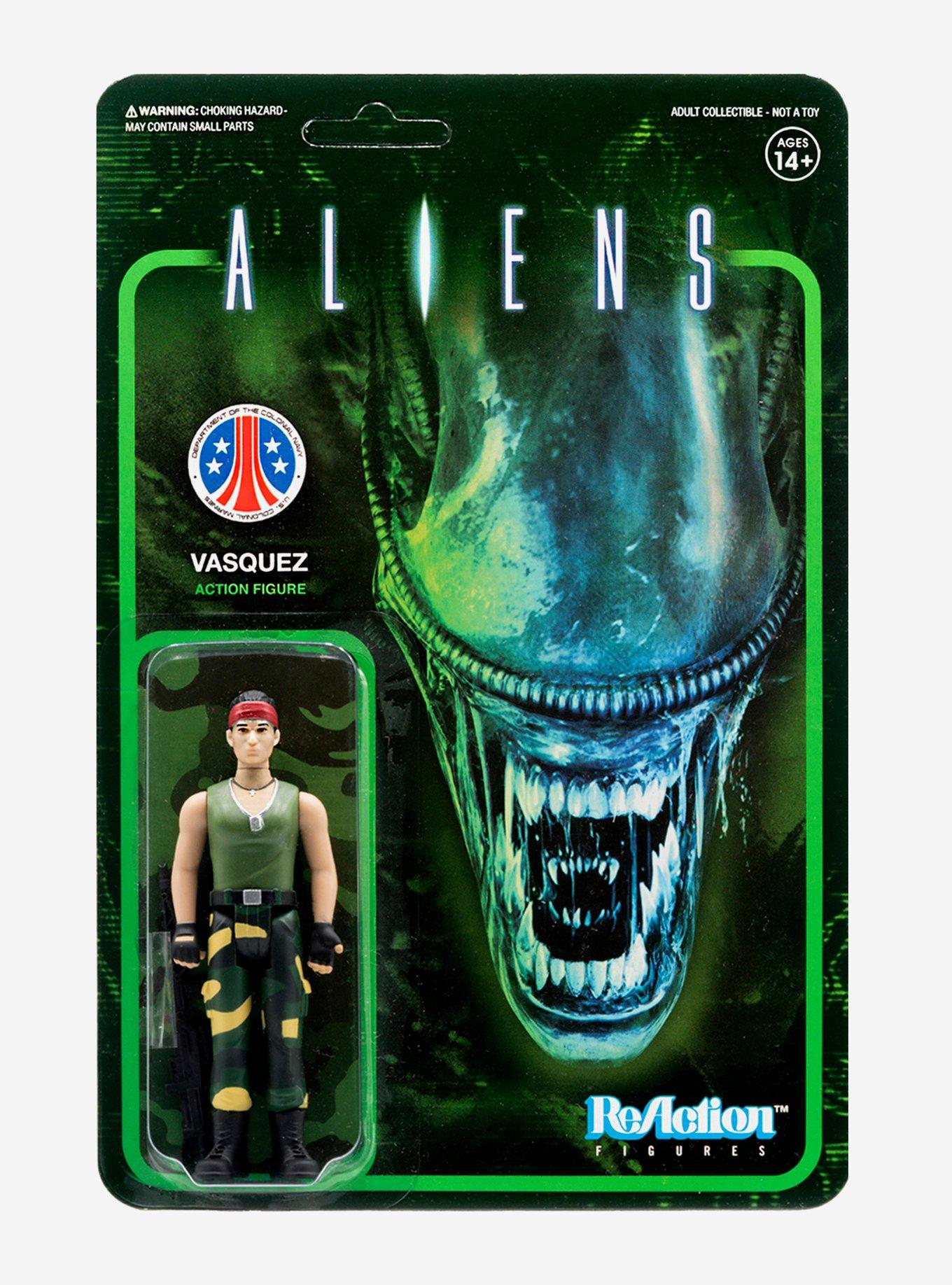 Super7 ReAction Aliens Vasquez Collectible Action Figure, , alternate