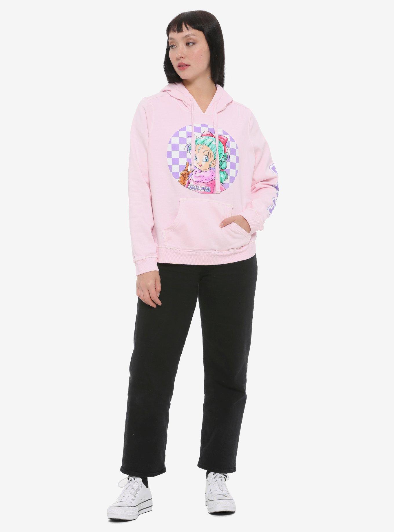 Dragon Ball Z Bulma Girls Pink Hoodie, MULTI, alternate