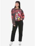 Inuyasha Group Tie-Dye Girls Sweatshirt, MULTI, alternate