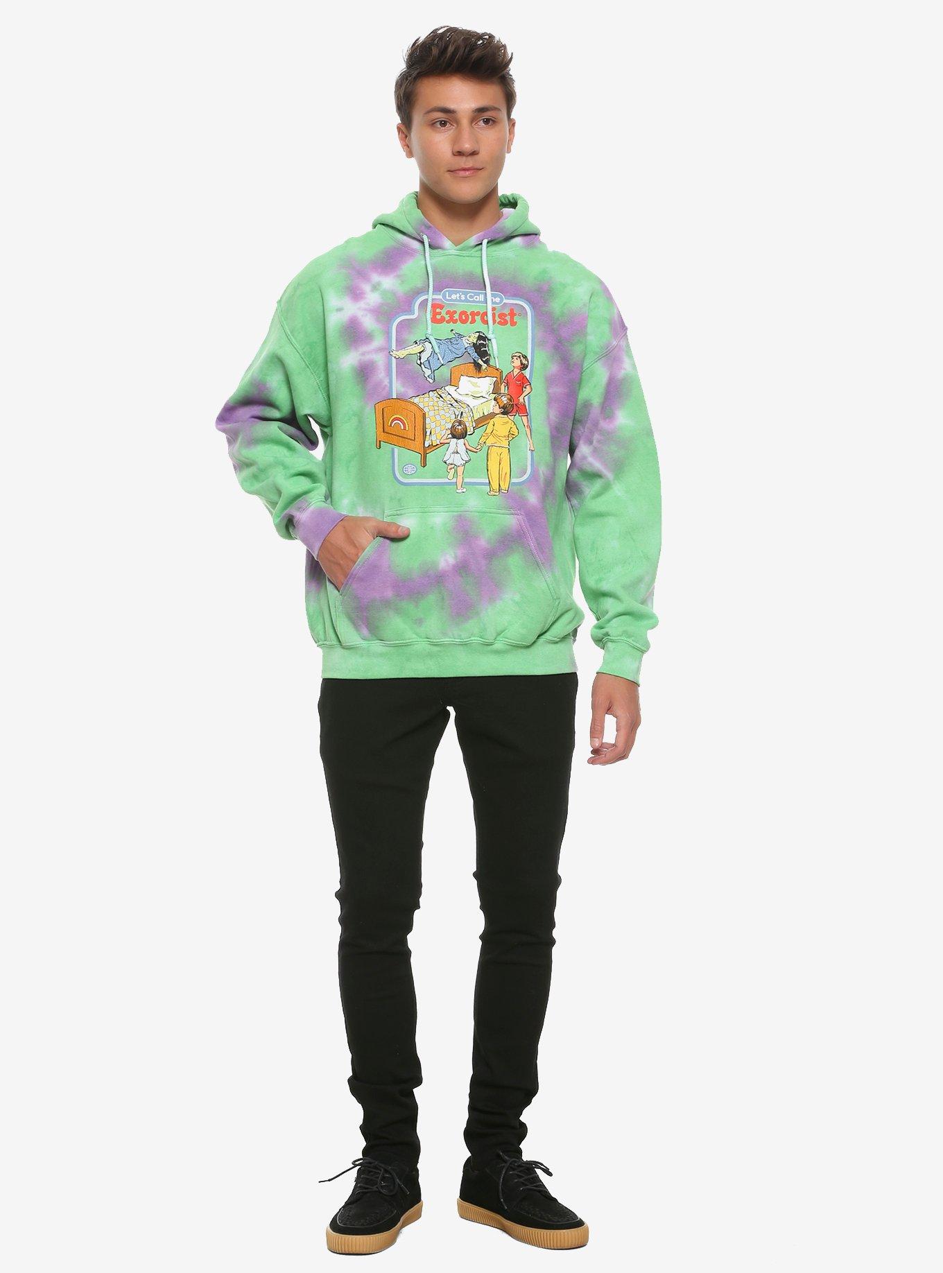 Let's Call The Exorcist Tie-Dye Hoodie By Steven Rhodes Hot Topic Exclusive, , alternate