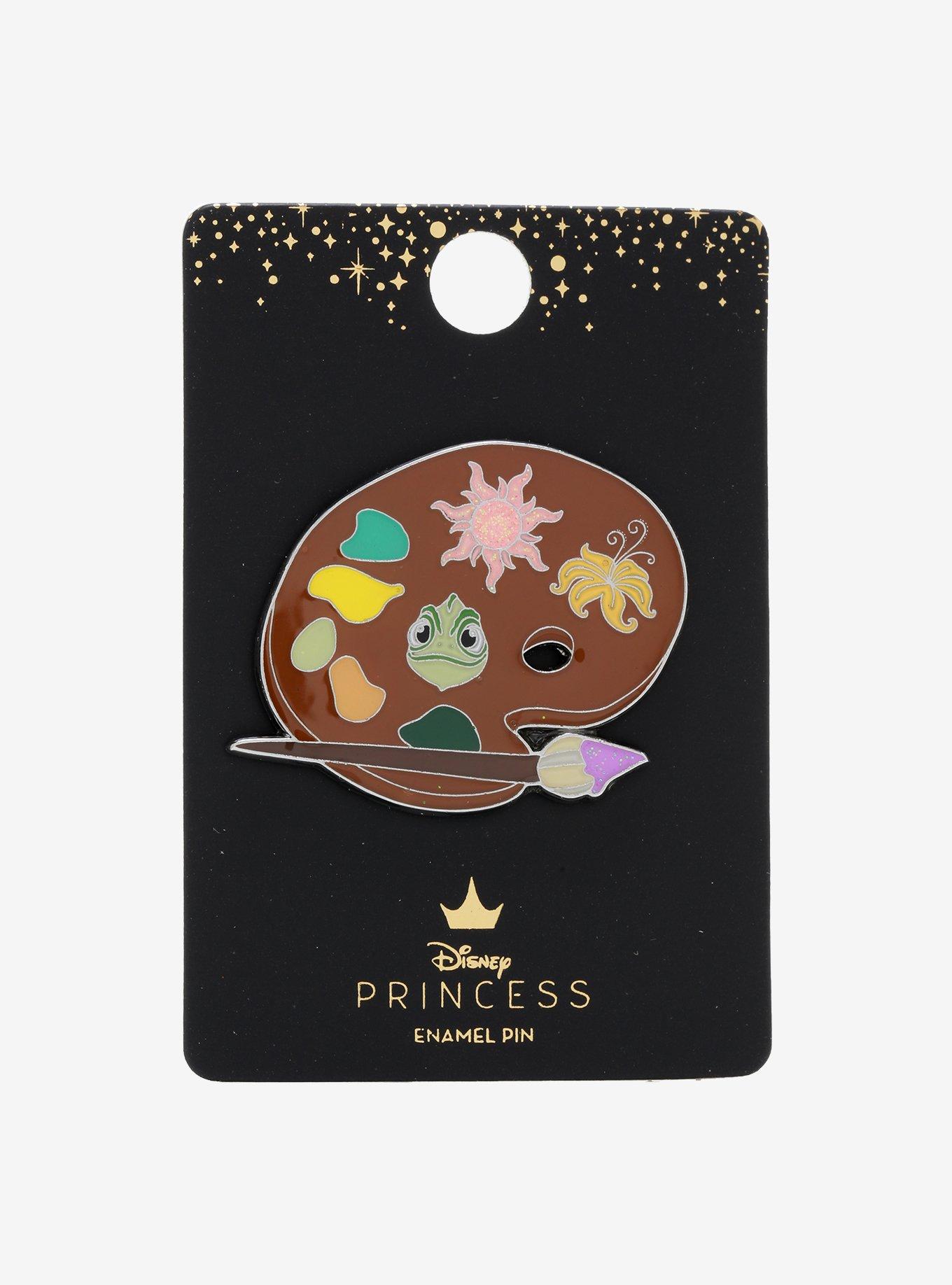 Loungefly Disney Princess Pascal Paint Palette Enamel Pin, , alternate