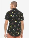 Our Universe Disney The Princess and the Frog Bayou Woven Button-Up - BoxLunch Exclusive, BLACK, alternate