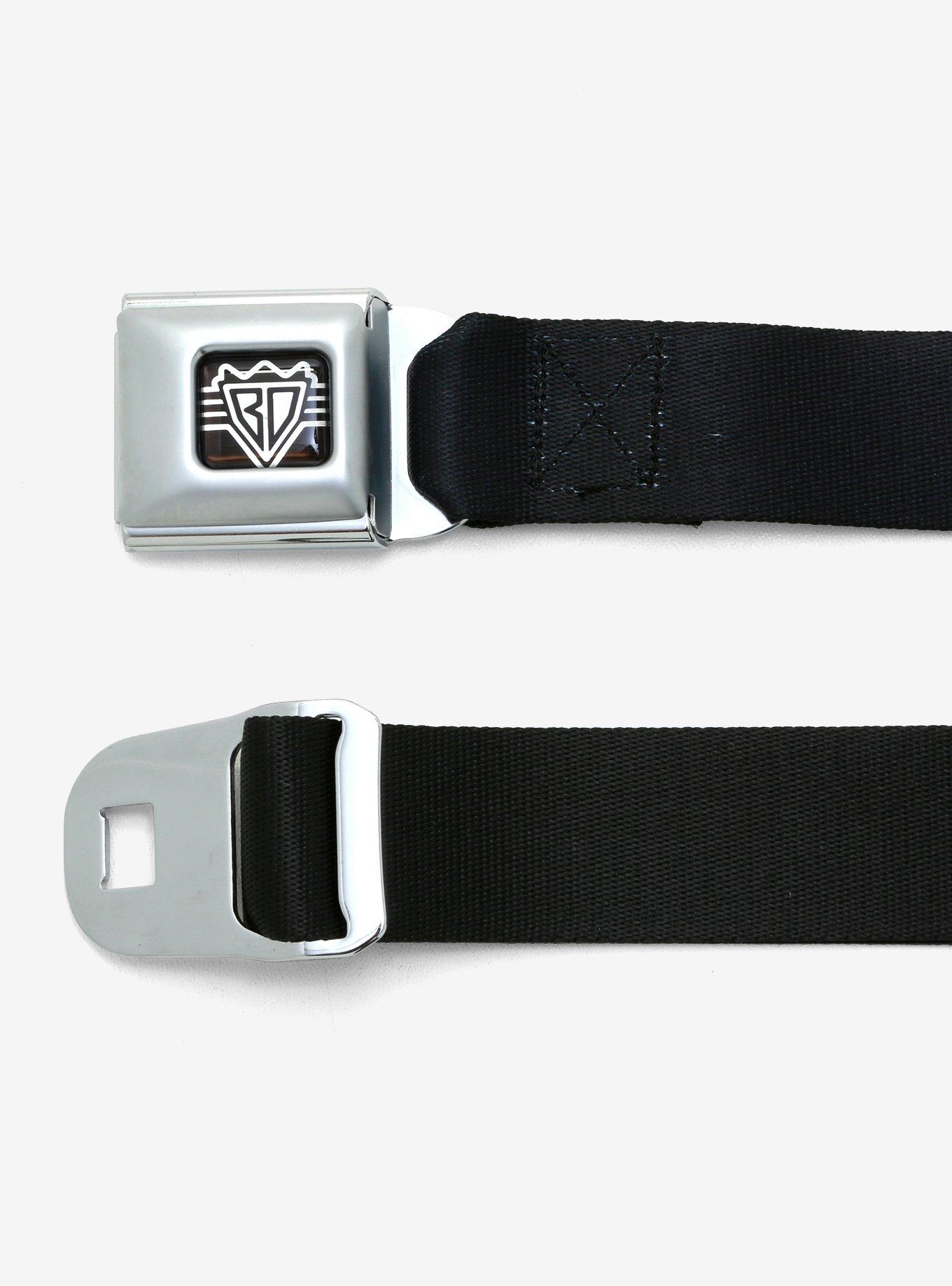 Buckle-Down Black Seatbelt Belt