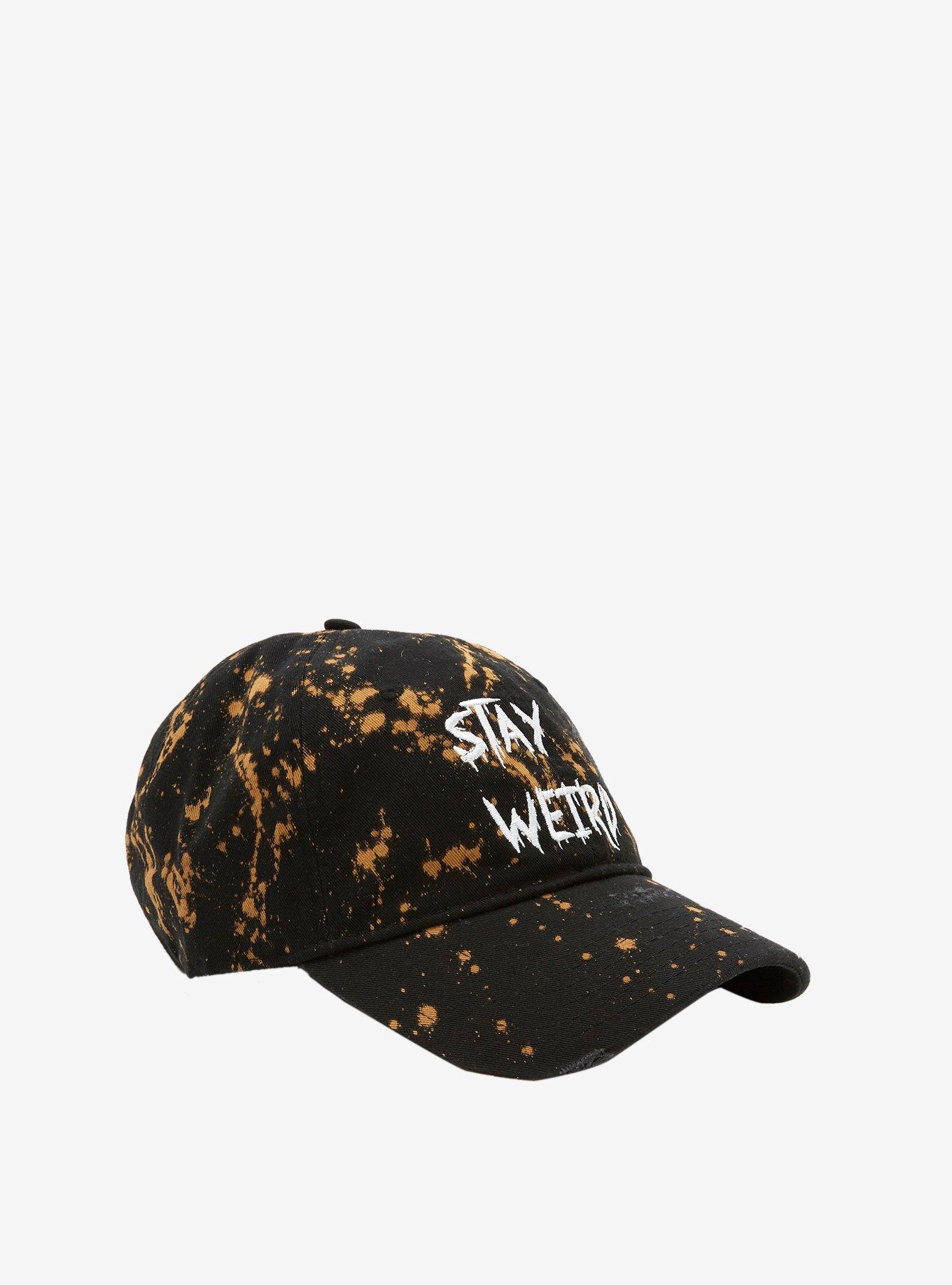 Stay Weird Acid Wash Dad Cap, , alternate