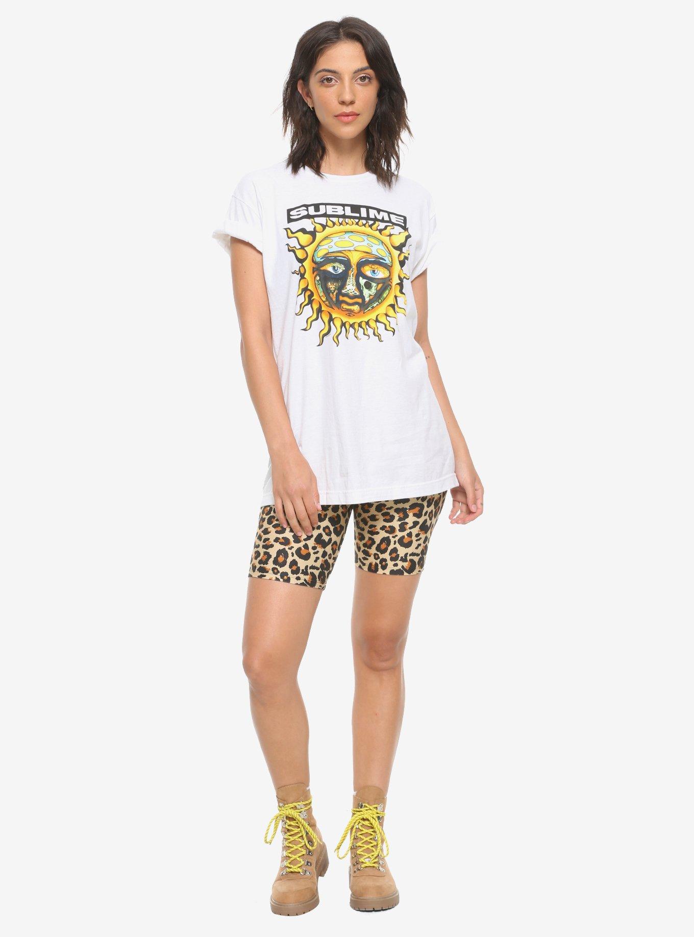 Leopard Girls Bike Shorts, LEOPARD, alternate