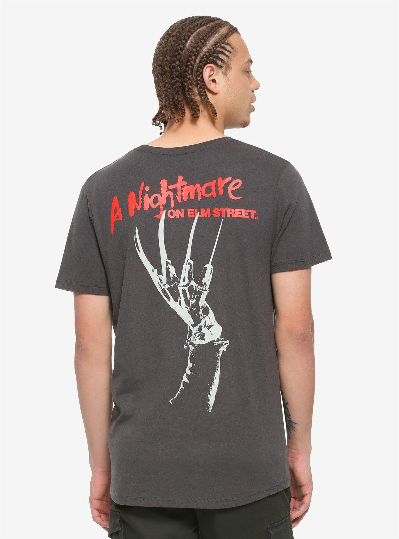 A Nightmare On Elm Street Poster Grey T-Shirt, CHARCOAL, alternate - view 3